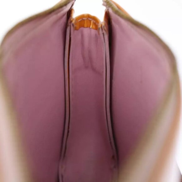 LOUIS VUITTON Vernis Lexington Pouch Marshmallow Pink M91057 LV Auth th4673 - Picture 12 of 16